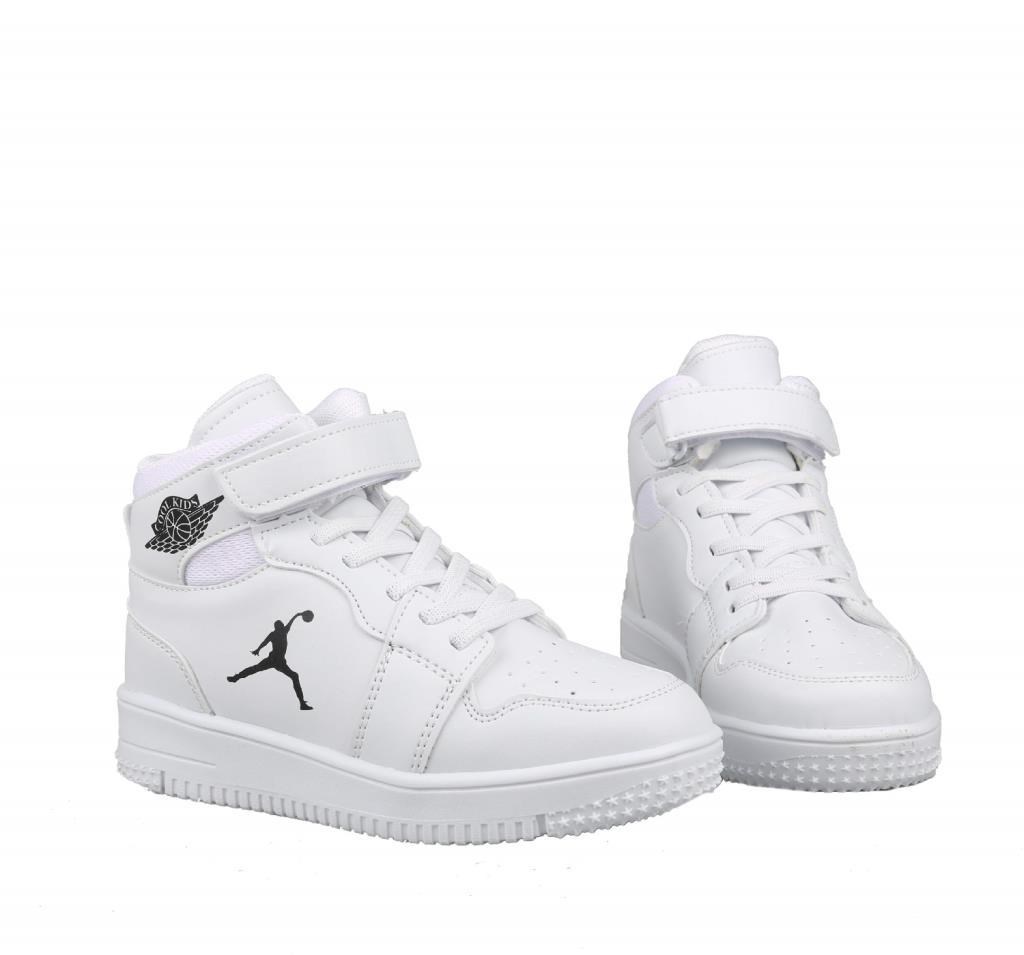 Cool Haykat Boğazlı Beyaz Çocuk Sneakers