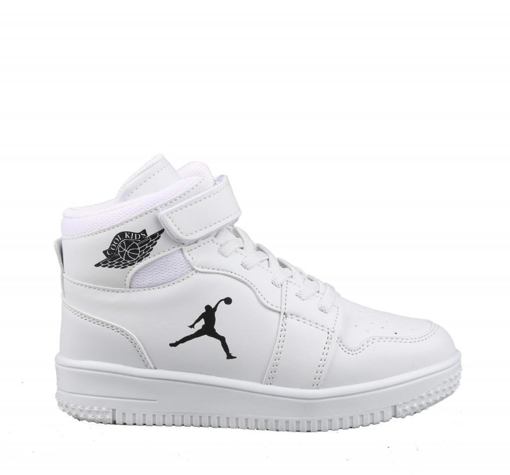 Cool Haykat Boğazlı Beyaz Çocuk Sneakers