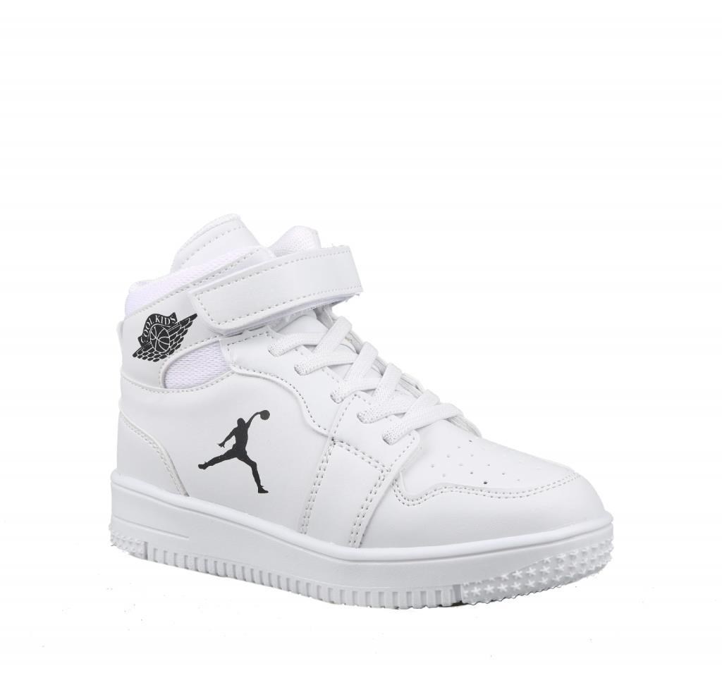 Cool Haykat Boğazlı Beyaz Çocuk Sneakers