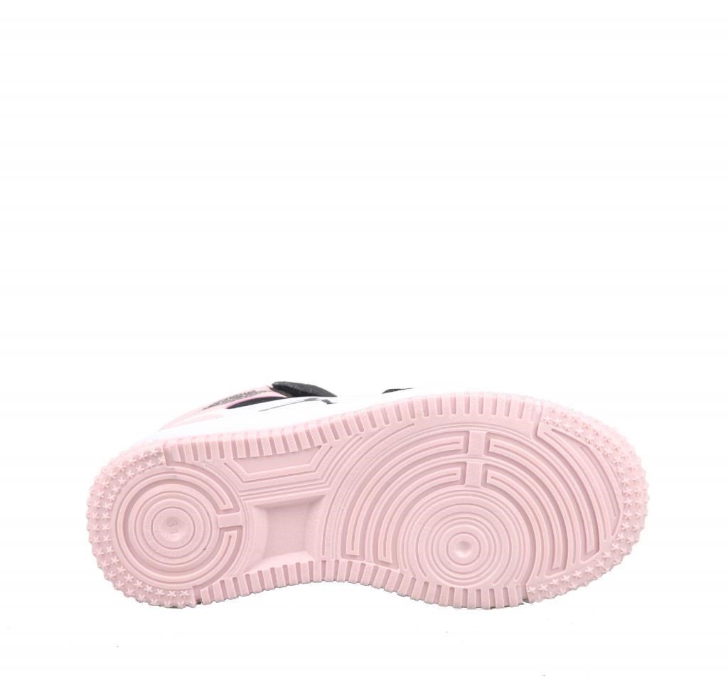 Cool Haykat Boğazlı Siyah Pembe Çocuk Sneakers
