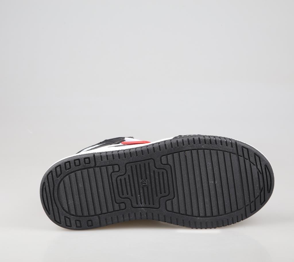 Cool King Siyah-Kırmızı Çocuk Sneakers