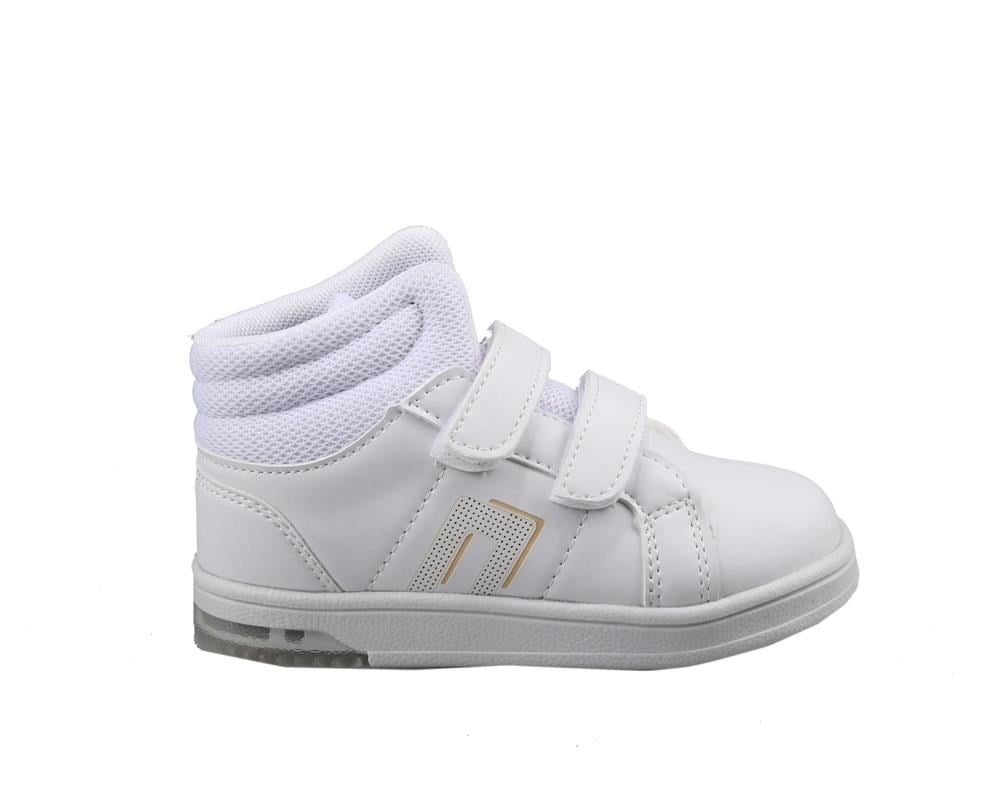 Cool Pepe Boğazlı Beyaz Çocuk Sneakers