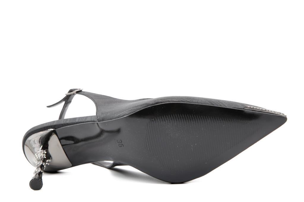Feles 129-2707 Siyah Kadın Topuklu Ayakkabı