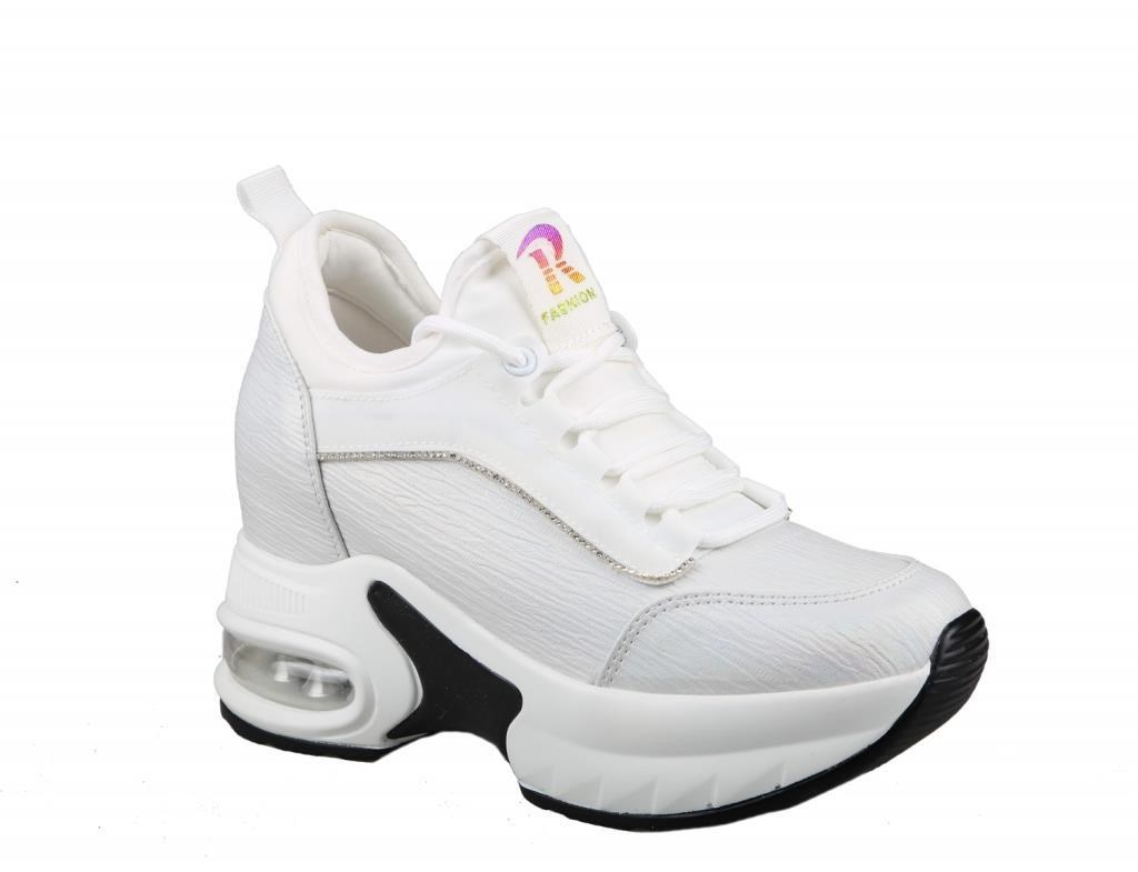 GUJA 24k300-2 Dolgu Topuk Beyaz Kadın Sneakers