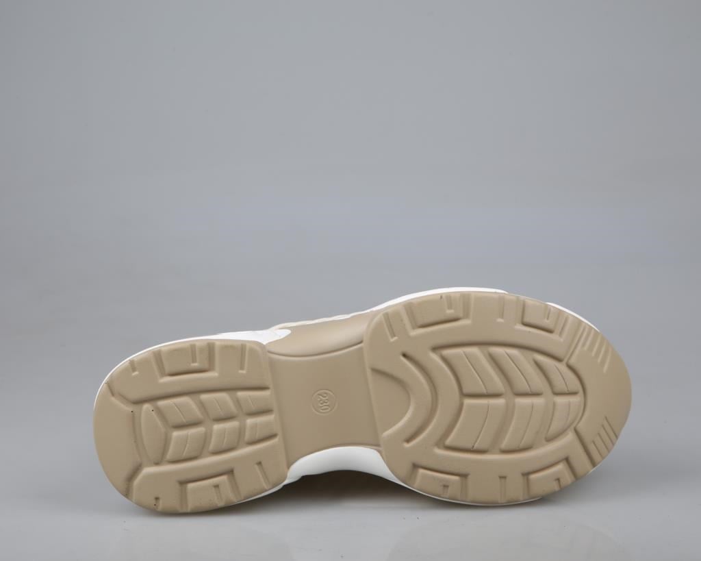 GUJA 25y300-8 Dolgu Topuk Bej Kadın Sneakers