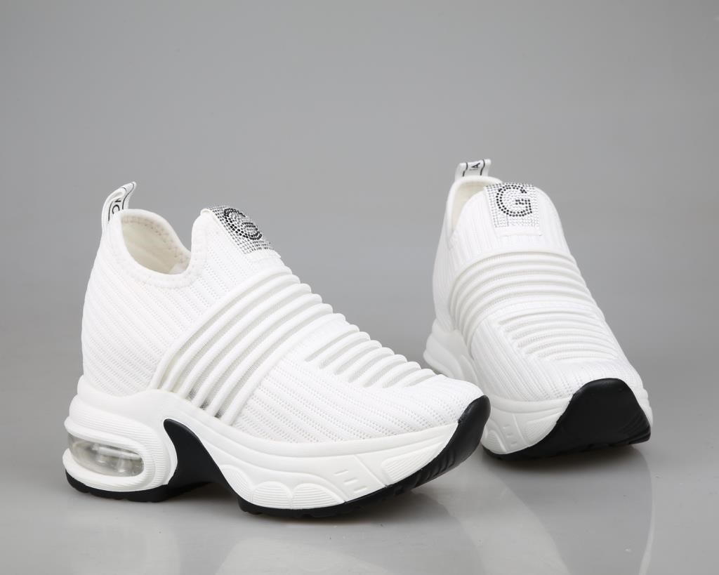 GUJA 25y300-8 Dolgu Topuk Beyaz Kadın Sneakers