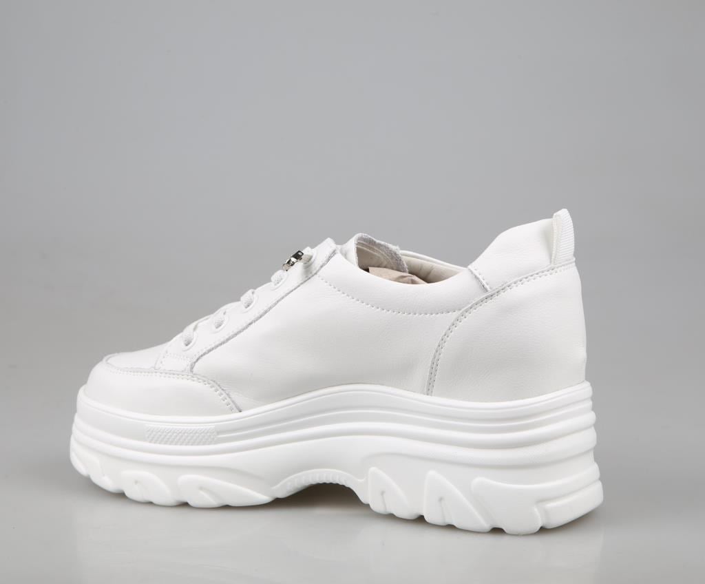 GUJA 25y361 Dolgu Topuk Beyaz Kadın Sneakers