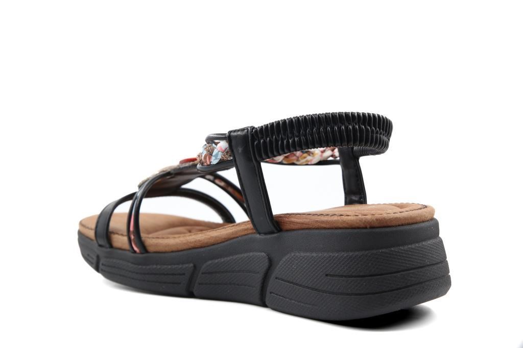 GUJA 26y154-1 Siyah Kadın Sandalet