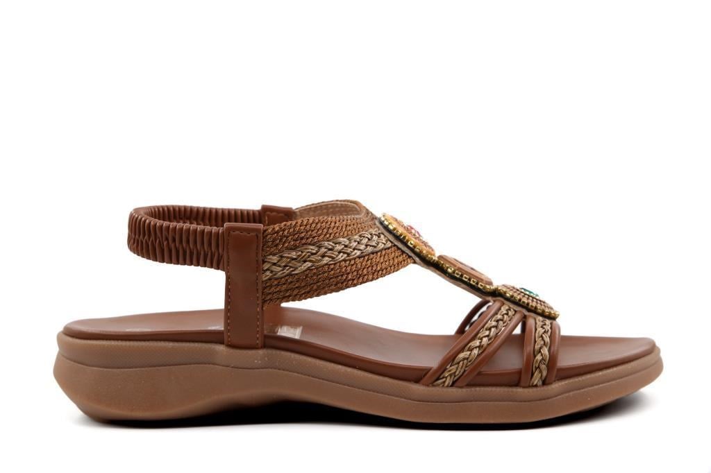 GUJA 26y240-15 Kahve Kadın Sandalet