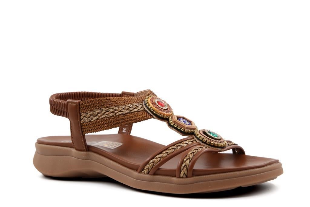 GUJA 26y240-15 Kahve Kadın Sandalet