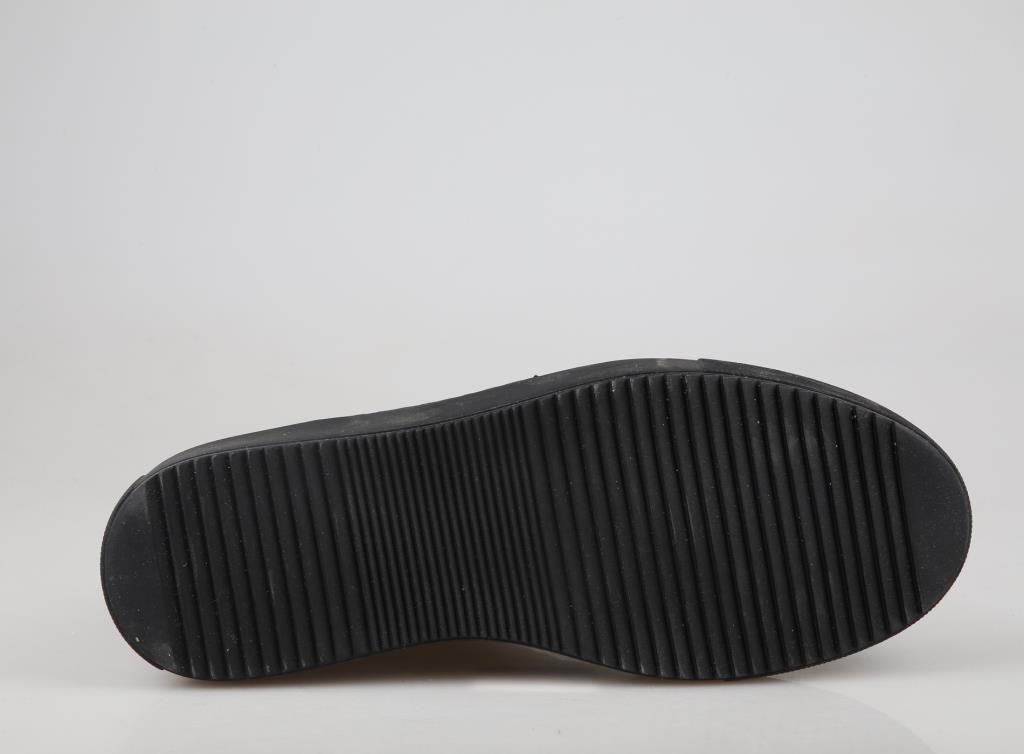 King West 23101 Siyah Suet Erkek Günlük Ayakkabı