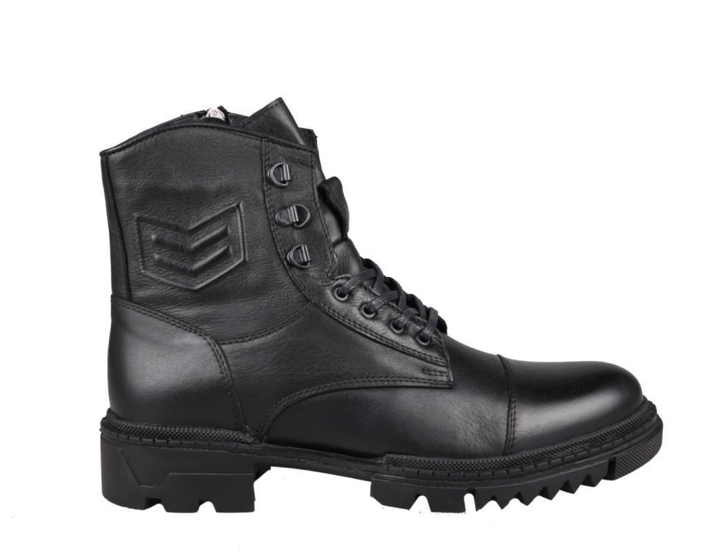 MARCOMEN 14032 Hakiki Deri Siyah Erkek Bot