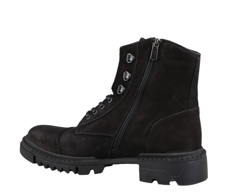 MARCOMEN 14032 Hakiki Deri Siyah Nubuk Erkek Bot