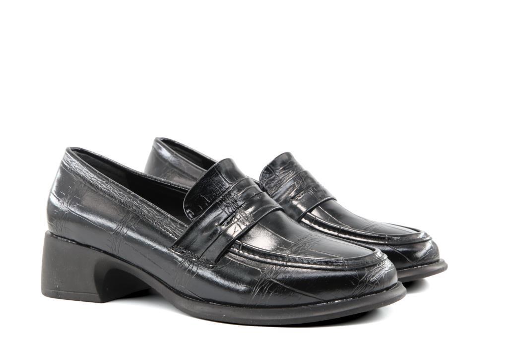 Miss Park Moda 161 k1066 Loafer Siyah Kadın Günlük Ayakkabı