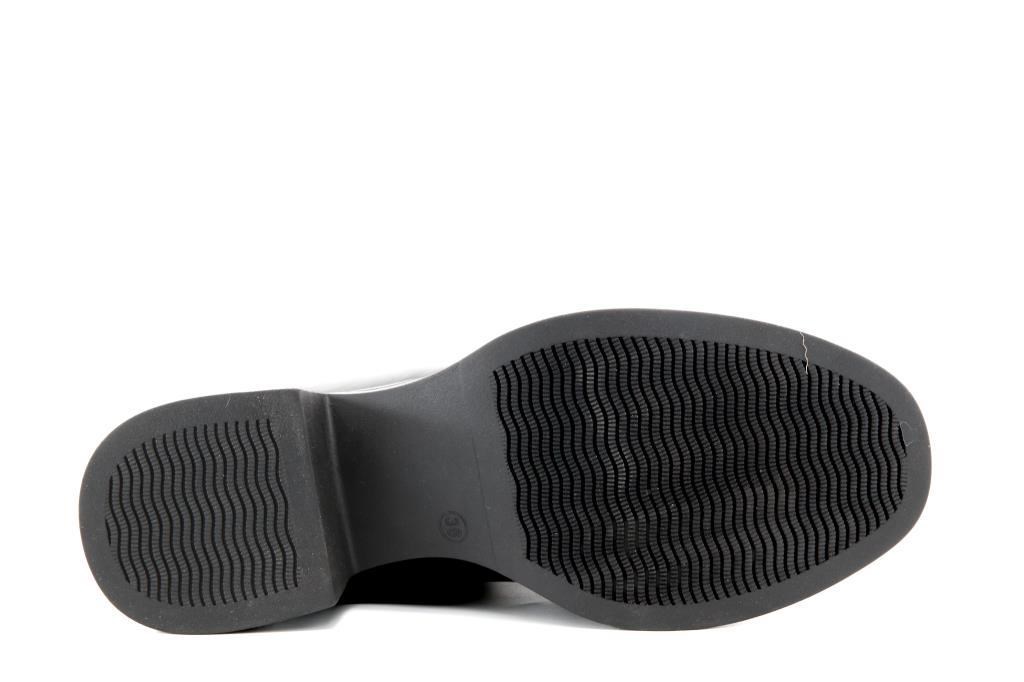 Miss Park Moda 207 k6668 Loafer Siyah Rugan Kadın Günlük Ayakkabı