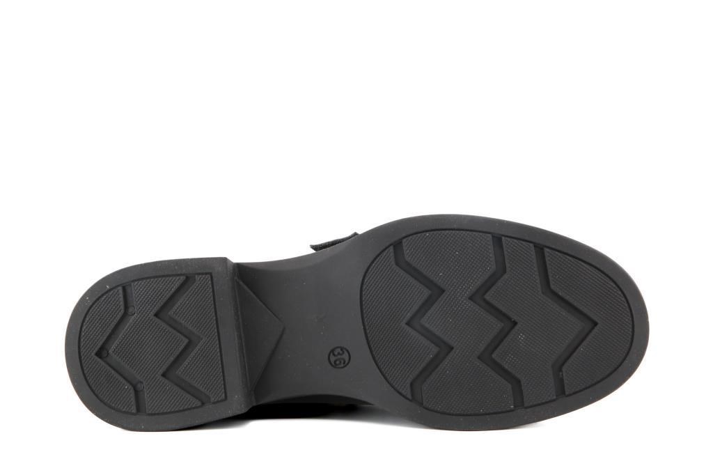 Miss Park Moda 208 k4065 Loafer Siyah Rugan Kadın Günlük Ayakkabı