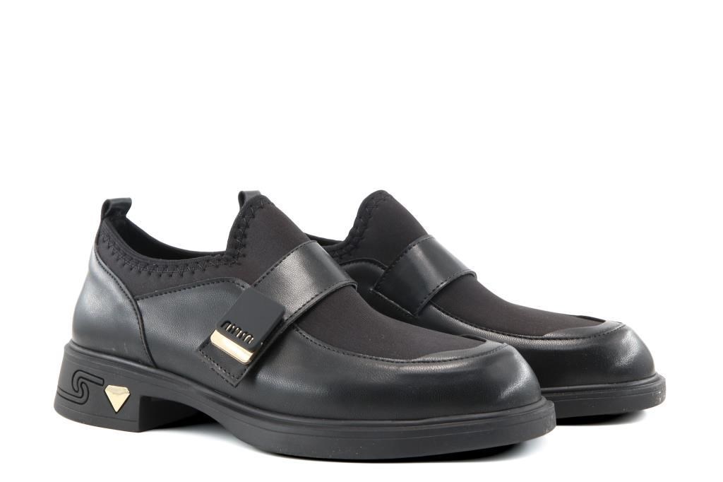 Miss Park Moda 208 k4065 Loafer Siyah Kadın Günlük Ayakkabı