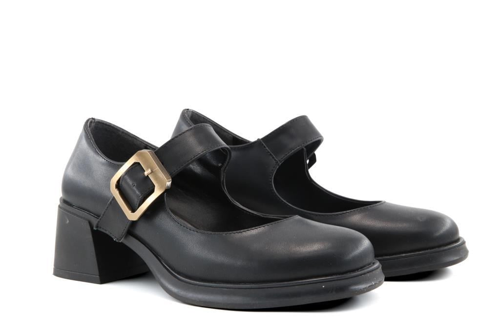 Miss Park Moda 386 k1360 Loafer Siyah Kadın Günlük Ayakkabı