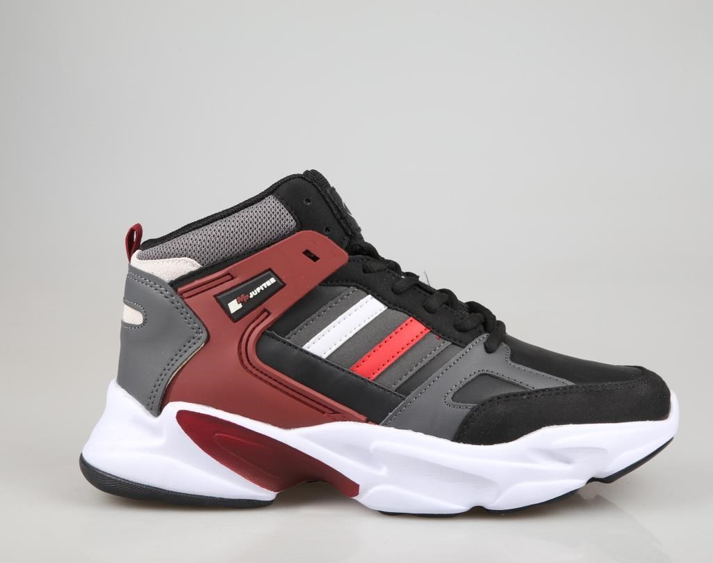 MP 232-1014 Basket Ayakkabısı Siyah-Kırmızı Erkek Sneakers