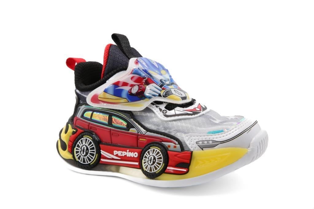 Pepino 2207 Beyaz-Kırmızı Çocuk Sneakers