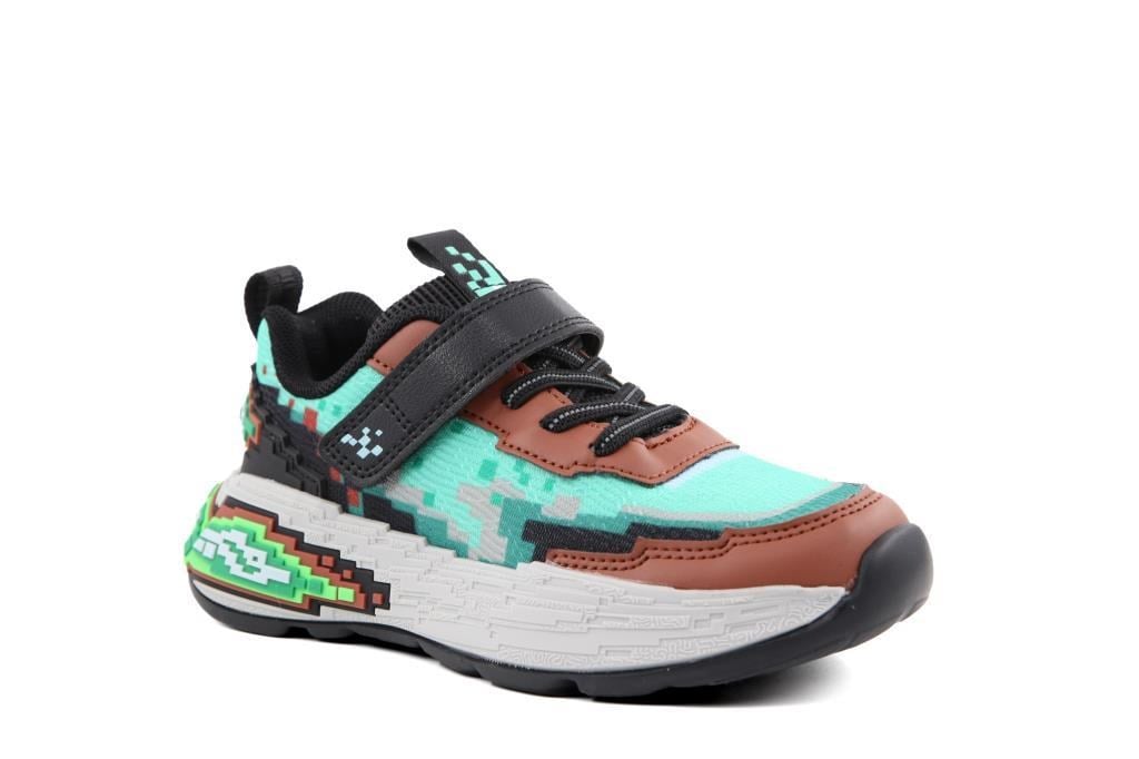 Pepino 2216 Yeşil Kahve Çocuk Sneakers