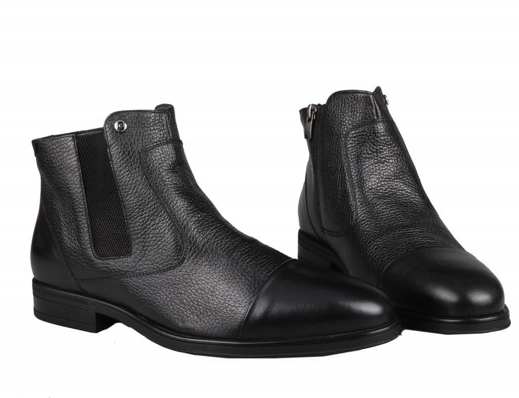 Pierre Cardin 11925251 Hakiki Deri Siyah Erkek Bot