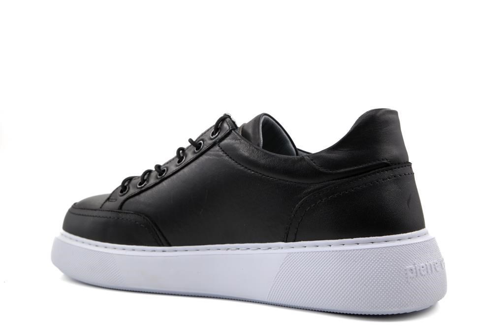 Pierre Cardin 192602 Hakiki Deri Siyah Erkek Günlük Ayakkabı