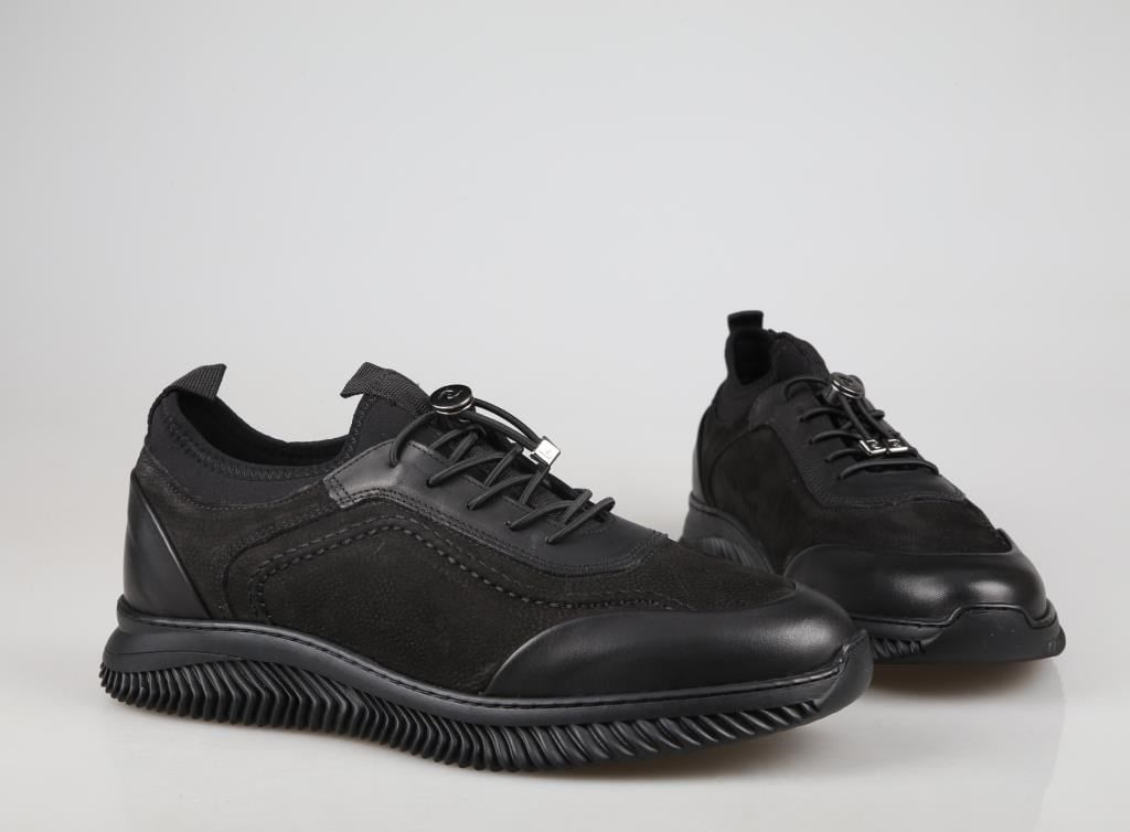 Pierre Cardin 779607 Siyah Nubuk Erkek Günlük Ayakkabı