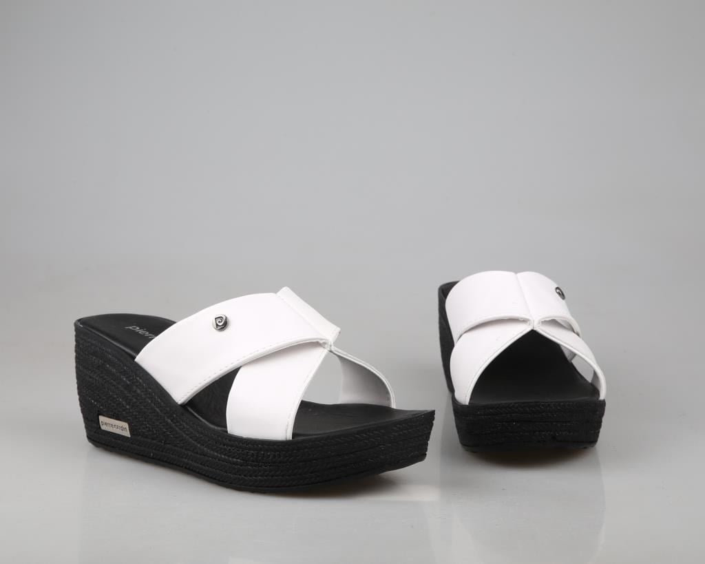 Pierre Cardin Pc-3513 Ortopedik Beyaz Kadın Terlik
