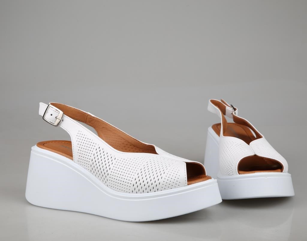 Pierre Cardin pc-54587 Beyaz Kadın Topuklu Ayakkabı
