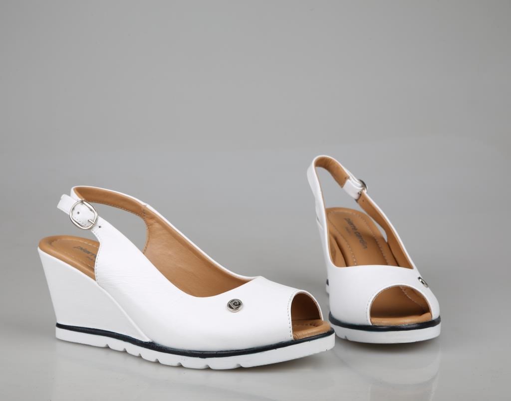 Pierre Cardin pc-54596 Beyaz Kadın Topuklu Ayakkabı