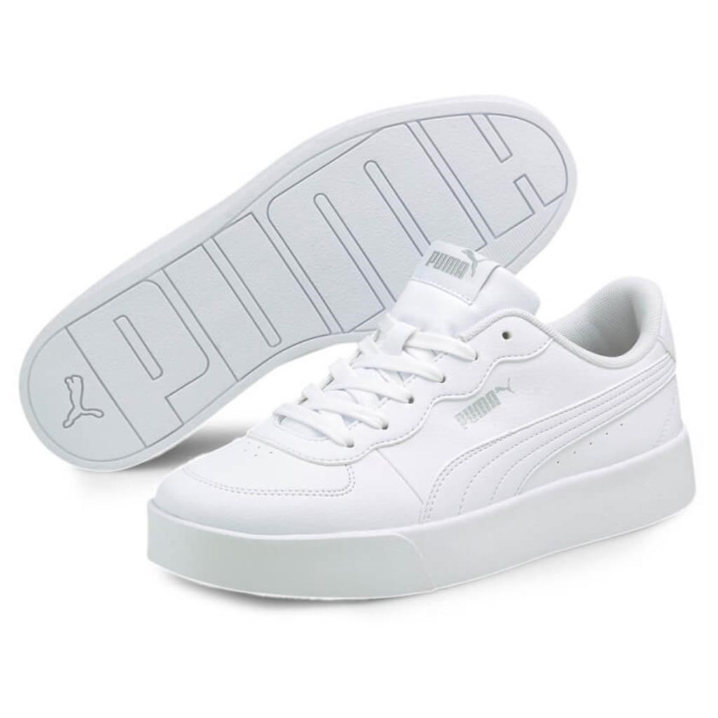 Puma Skye Clean 380147 02 Beyaz Gri Unisex Sneakers