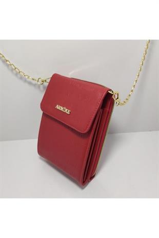 Armine 266  Kırmızı Lazer Kadın Çanta