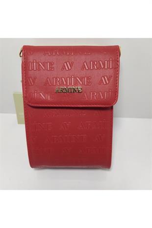 Armine 266  Kırmızı Lazer Kadın Çanta