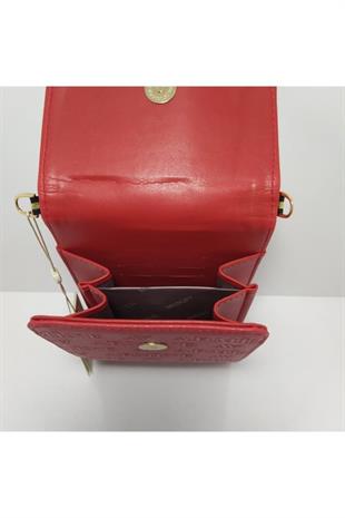 Armine 266  Kırmızı Lazer Kadın Çanta