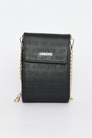 Armine 266  Siyah Lazer Kadın Çanta