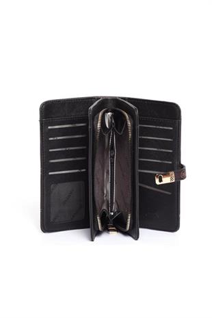 Armine C-02  Kahve Baskılı Kadın Cüzdan