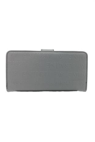 Armine C-04  Gri Lazer Kadın Cüzdan
