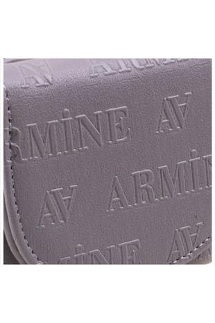 Armine C-10  Gri Lazer Kadın Cüzdan