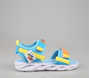 Bücür Ortopedi 100 Işıklı Turkuaz Çocuk Sandalet