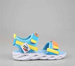 Bücür Ortopedi 100 Işıklı Turkuaz Çocuk Sandalet