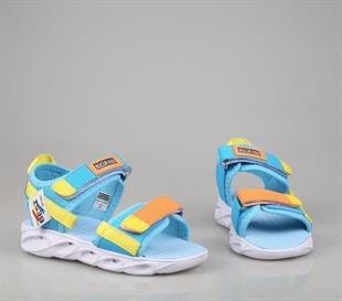 Bücür Ortopedi 100 Işıklı Turkuaz Çocuk Sandalet