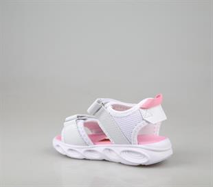 Bücür Ortopedi 100 Işıklı Beyaz Pembe Çocuk Sandalet