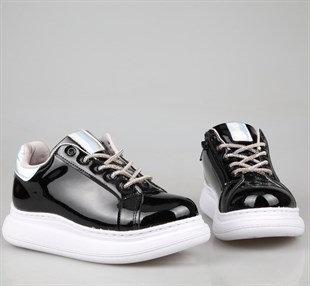 Bücür Ortopedi 100 Siyah Çocuk Sneakers