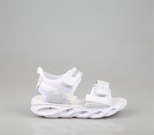 Bücür Ortopedi 100h Işıklı Beyaz Çocuk Sandalet