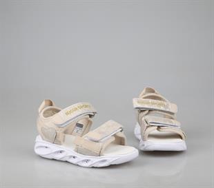 Bücür Ortopedi 100h Işıklı Bej Çocuk Sandalet