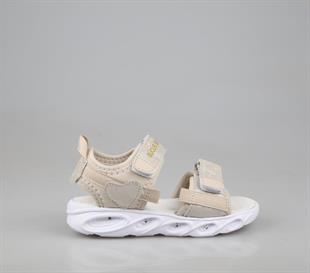 Bücür Ortopedi 100h Işıklı Bej Çocuk Sandalet