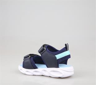 Bücür Ortopedi 102 Işıklı Lacivert Çocuk Sandalet