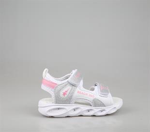 Bücür Ortopedi 102 Işıklı Beyaz Çocuk Sandalet