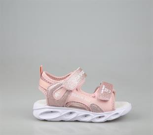 Bücür Ortopedi 102 Işıklı Pudra Çocuk Sandalet